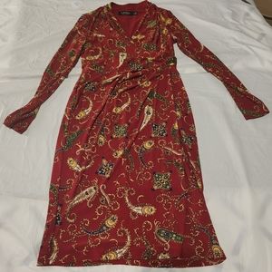 Lauren Ralph Lauren red dress size 2p (XS)